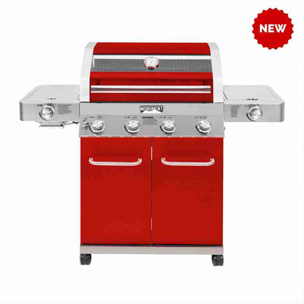 Monument Grills Monument 4Burner Liquid Propane 72000 BTU Gas Grill